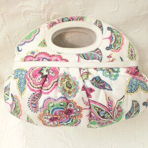 White Pastel Floral Handbag by Vera Bradley